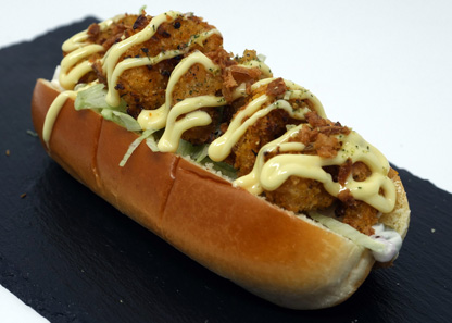 Po' boy Fresh Shrimp Sandwich