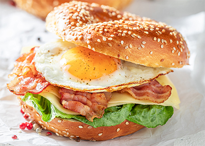 Breakfast Sandwich Bagel