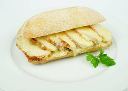 Open Chicken Panini