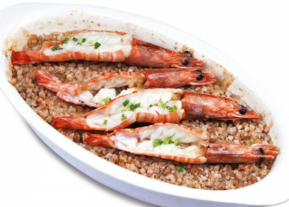 Giant Prawns Salt Baked