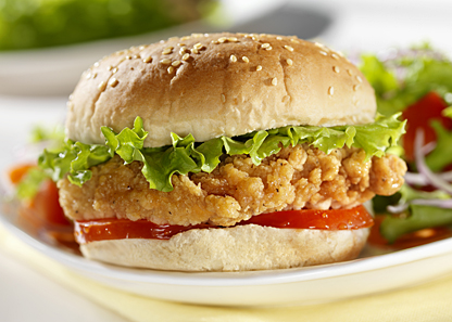 Crunchy Chik'n Burger